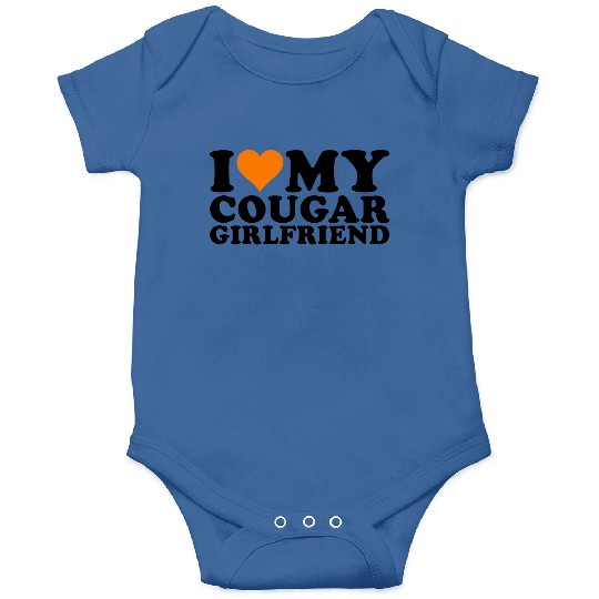 I Love Cougars Cougar Humor Valentine's Day 1WH2 Onesies
