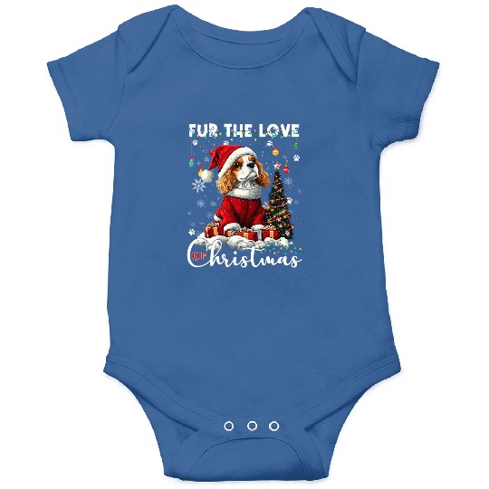 Cavalier King Charles Spaniel Christmas Tree Dog Onesies