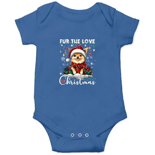 Pomeranian Christmas Tree Decorations Dog Lover Onesies