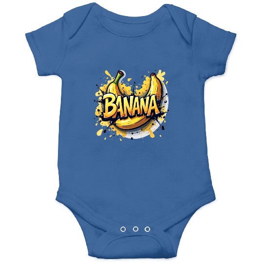 Banana Graffiti - Bold & Energetic Urban Design Onesies