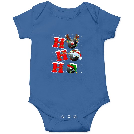 Ho Ho Ho Billiards Santa Christmas Onesies
