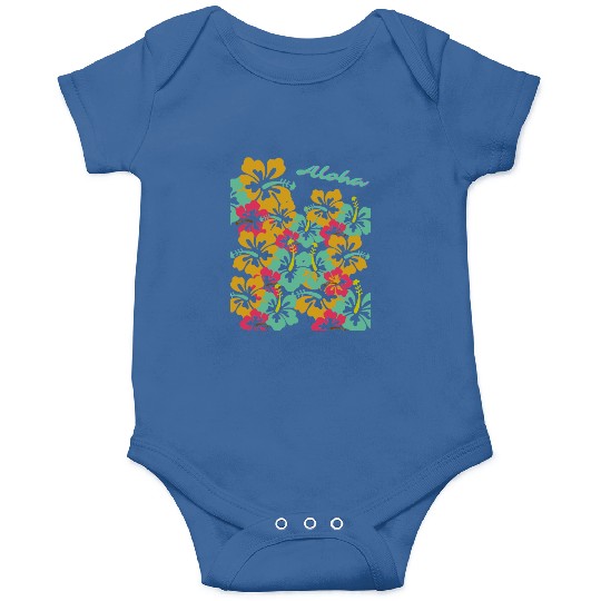 Aloha Hibiscus Onesies