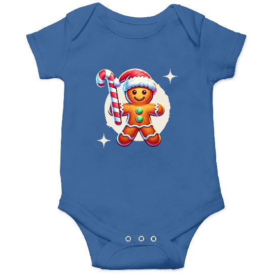 Gingerbread Man Christmas Cheer Onesies
