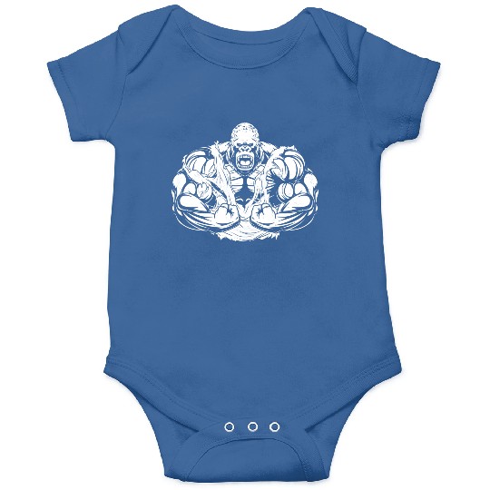 Gorilla Bodybuilding Onesies Gym Clothing