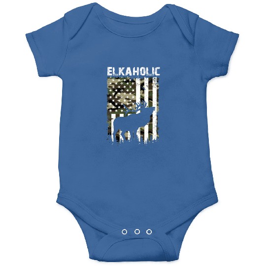Elk Hunting Elkaholic Hunters Onesies
