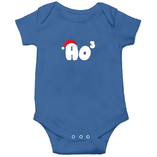 Ho Cubed Funny Christmas Math Teacher Ho Ho Ho Onesies