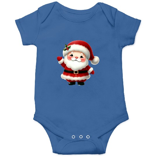 Santa Christmas, Christmas Retro Onesies
