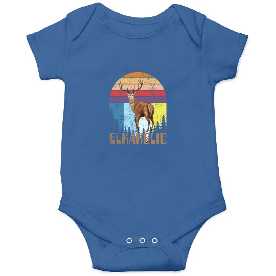 Elk Hunting Elkaholic Hunters Onesies