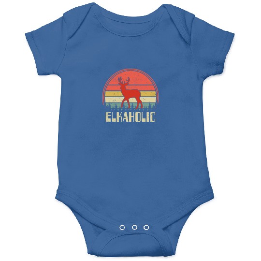 Elk Hunting Elkaholic Hunters Onesies