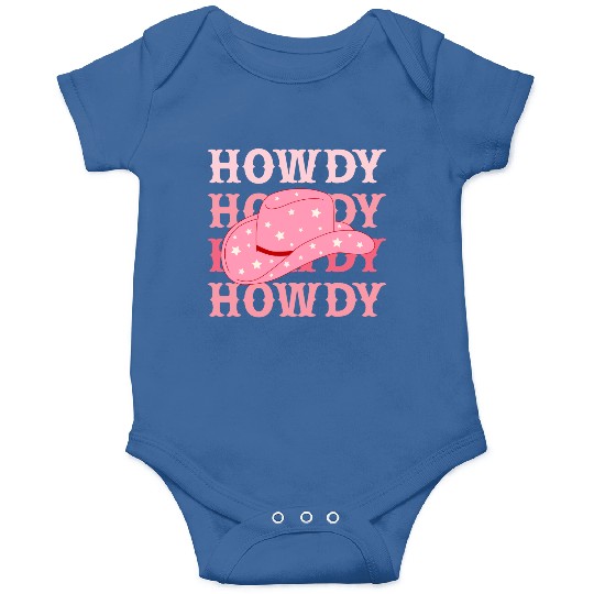 Howdy Cowboy Star Hat Onesies