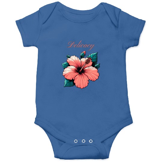 Hibiscus Grace: A Symbol of Delicacy and Elegance Onesies