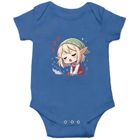 Sleepy Sprite: Cute Elf Napping So Lovingly Onesies