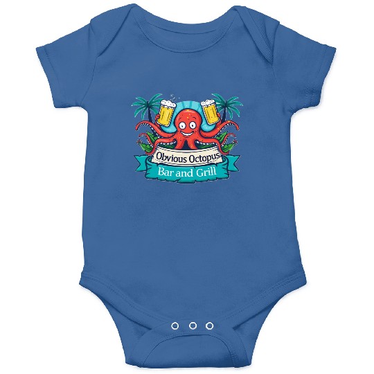 Obvious Octopus Bar and Grill Onesies
