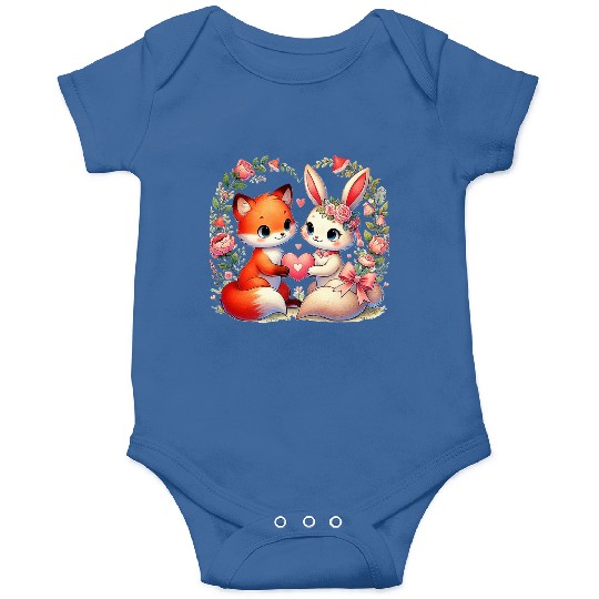 Beautiful couple heartvalentine's day design Onesies