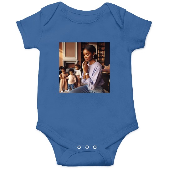 Caramel-skinned African American Woman Onesies