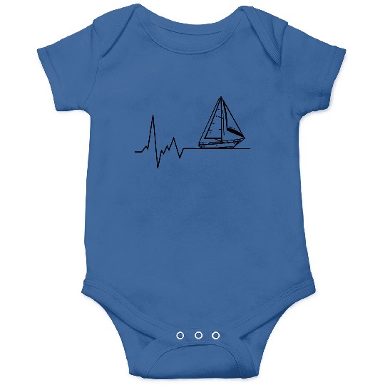 Heartbeat Sailing boat Captain Ship Onesies