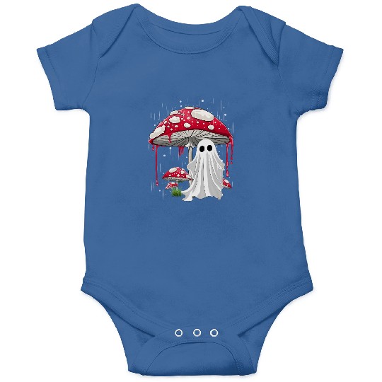 Cottagecore Halloween Ghost Mushroom Spooky Onesies