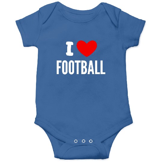 I Love Football Onesies