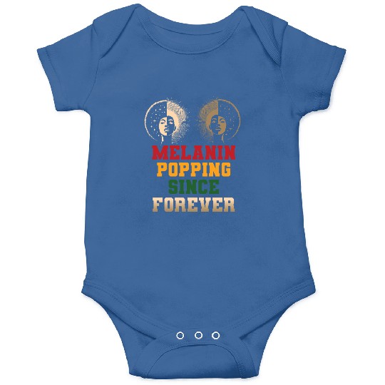 design melanin - gift idea black history month Onesies