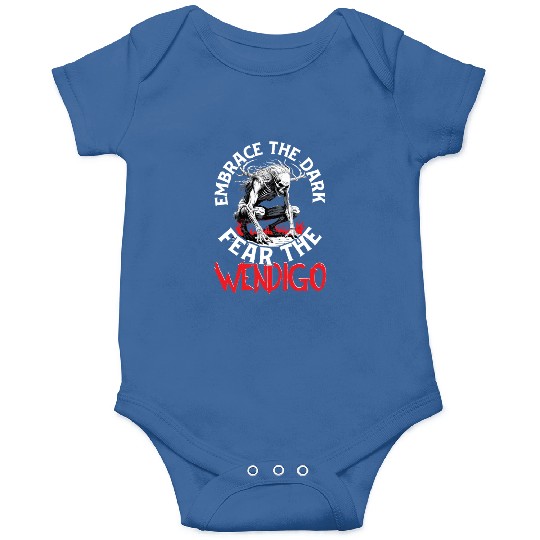 Cryptid Embrace The Dark Fear The Wendigo Onesies