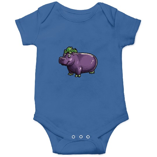 Hip Eggplant Onesies