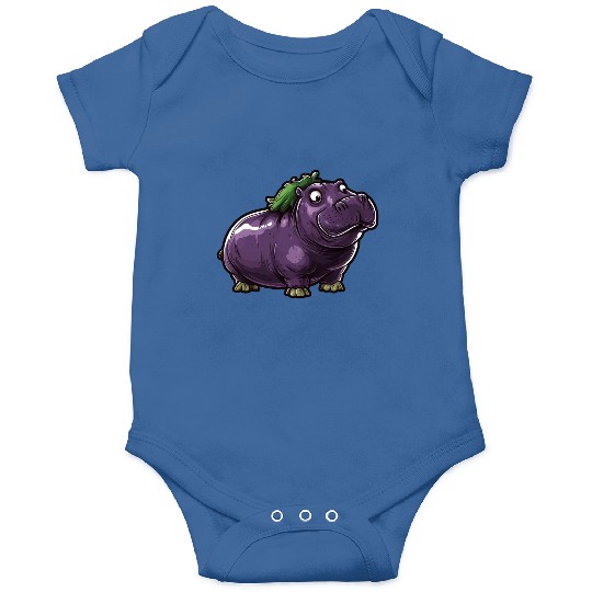 Hip Eggplant Onesies