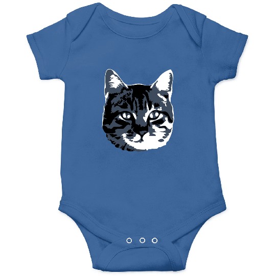 Cat Lover Realistic Pet Face Cute Cool Kitten Head Onesies