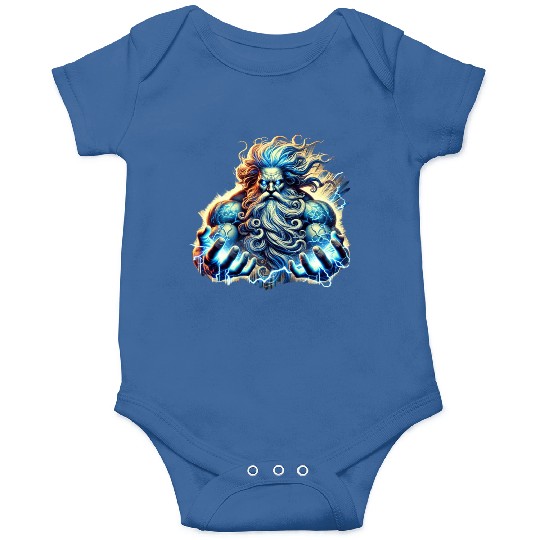 The Greek God Zeus with Lightning Onesies