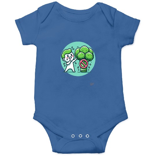 No Broccoli – Funny Anti-Veggie Design Onesies
