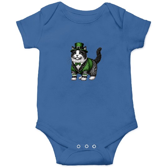 Lucky Cat in Green - St. Patrick’s Day Onesies