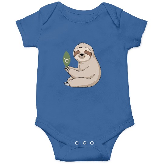 Taurus Zodiac Sloth Embracing Serenity Onesies