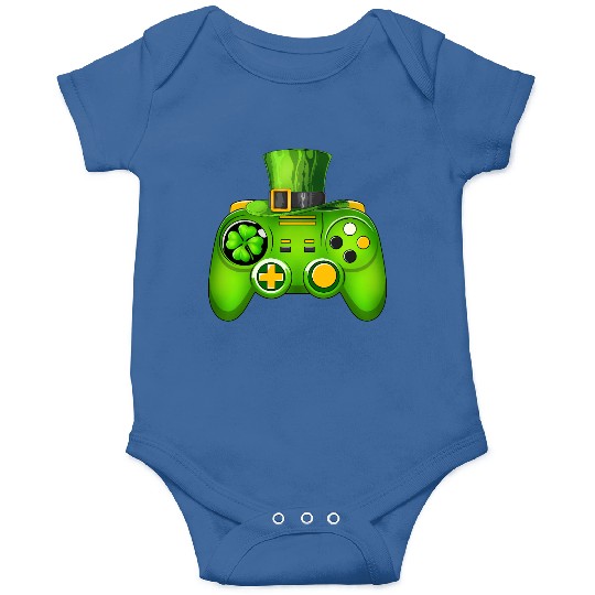 Video Game Controller Irish Gamer St Patricks Day Onesies