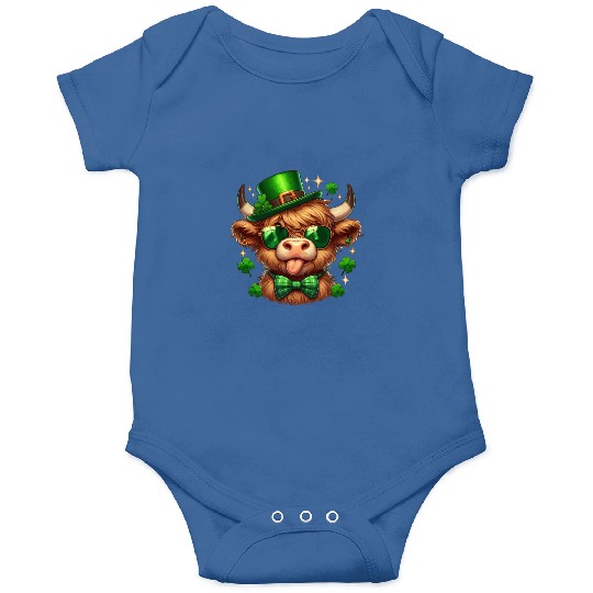 St Patricks Day Onesies - Irish Lucky cow