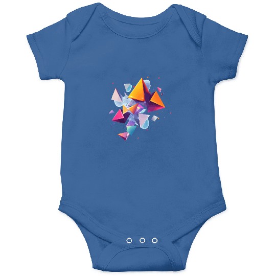Creative colorful shapes Onesies