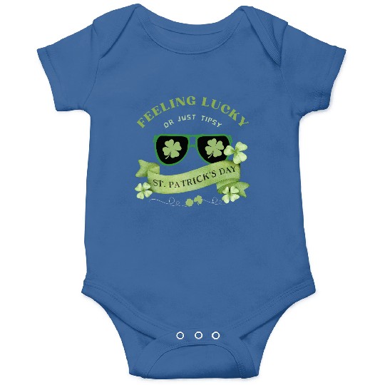 Feeling Lucky or Just Tipsy – St. Patrick’s Day Onesies