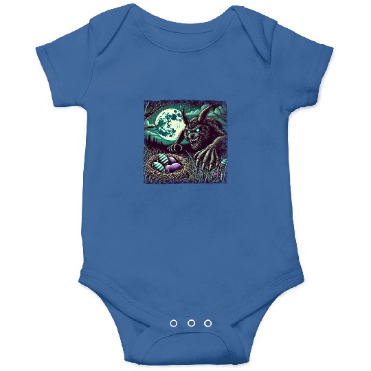 Creepy Werewolf Easter Bunny Nightmare Onesies