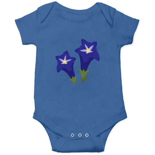 blue gentian flowers Onesies