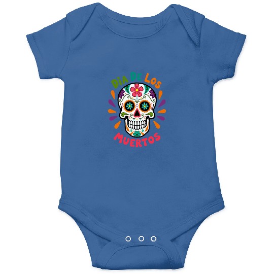 Mexico Día de los Muertos Skull Onesies