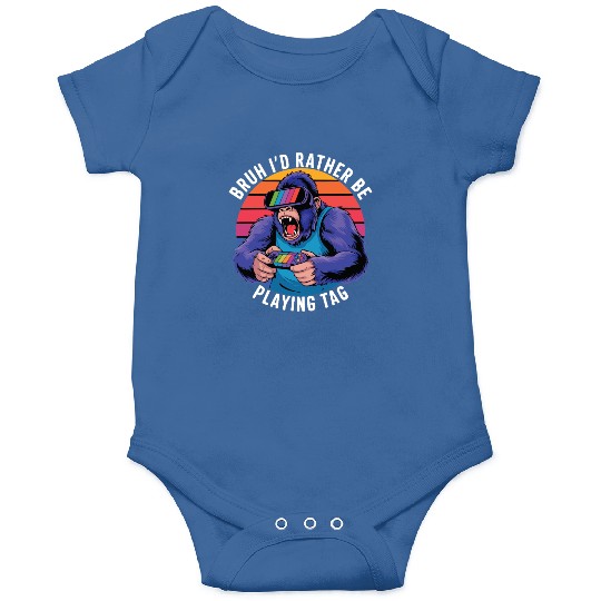 Retro Gamer Ape Onesies