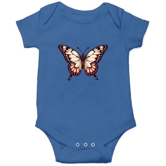 Vibrant Monarch Butterfly Onesies