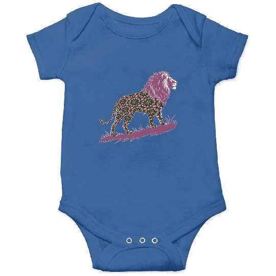 Star of David Pattern 1 Lion of Judah Onesies