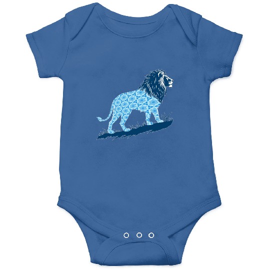 Star of David Pattern 2 Lion of Judah Onesies