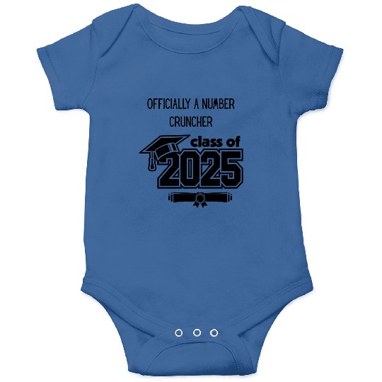 Official A Number Cruncher Class of 2025 Onesies