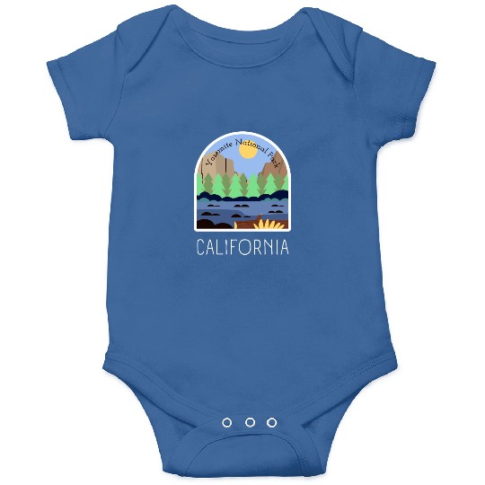 Retro Yosemite National Park California Onesies