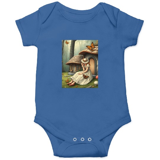 Mushroom Cottagecore Girl Onesies
