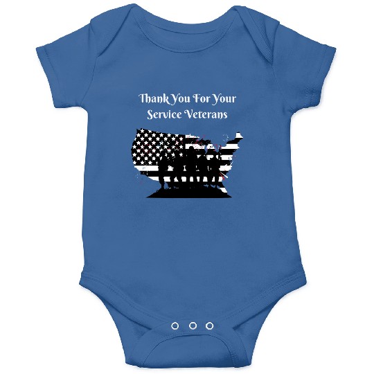 Thank You For Your Service Veterans day US Army Onesies