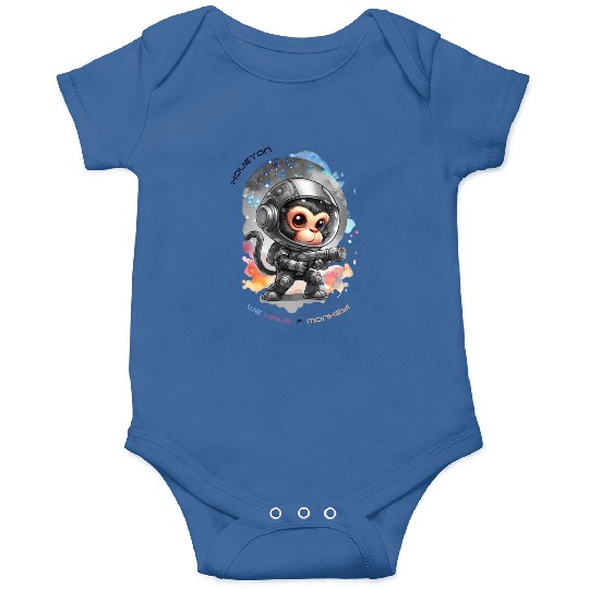 Houston We Have A Monkey Onesies
