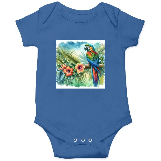 Majestic Macaw Parrot Onesies