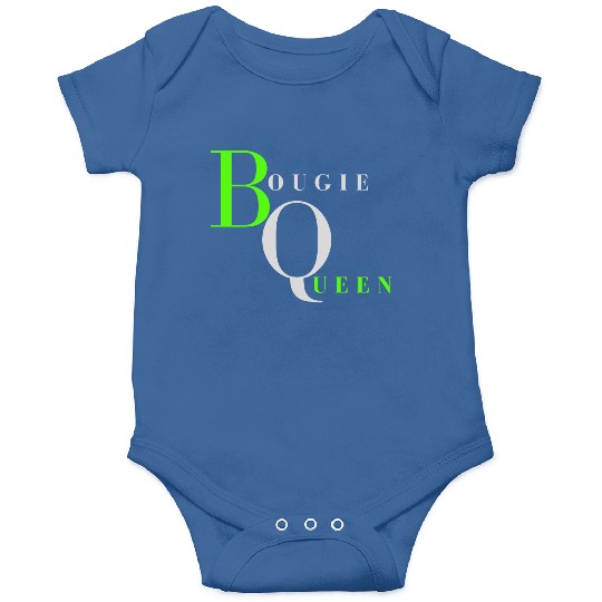 Bougie Queen Lime& Gray Onesies