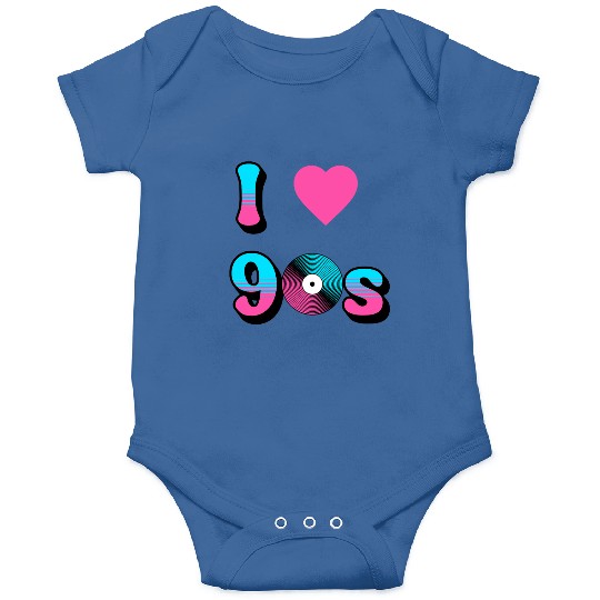 I Love The 90s Retro Nostalgia Onesies
